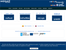 Tablet Screenshot of megasistemas.es